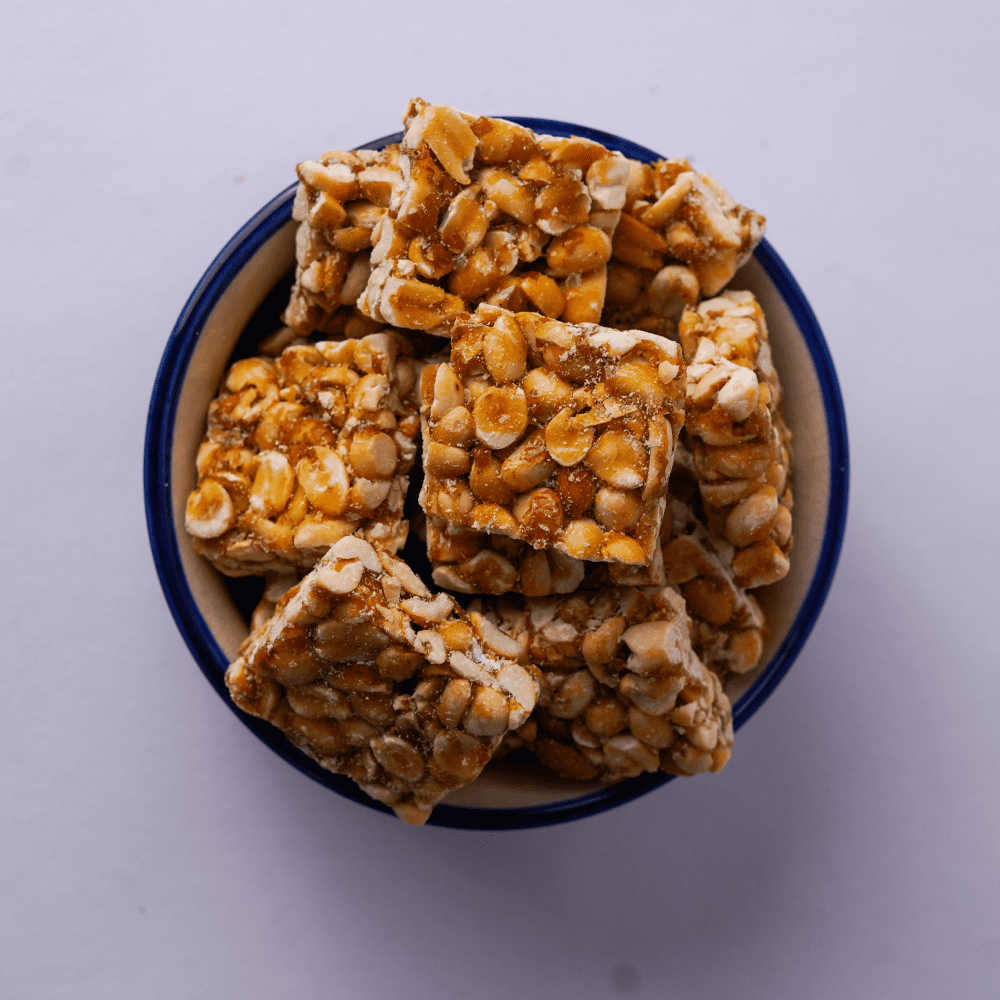 Palm Candy Peanut Chikki (Karupatti Kadalai Mittai)