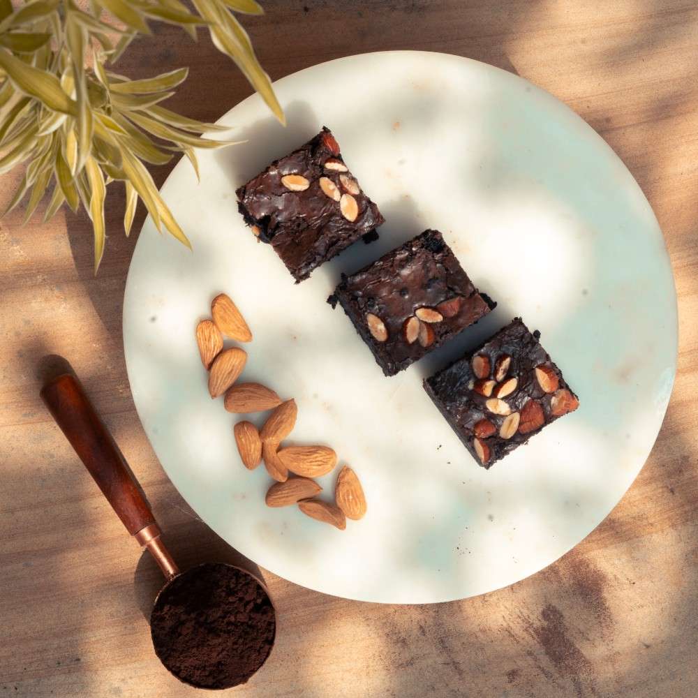 Black rice brownie (Karuppu Kavuni Brownie)